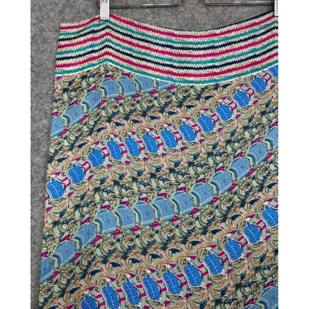 Parekh Bugbee Silkhorse Scarf Multicolor Equestrian Silk 41x42